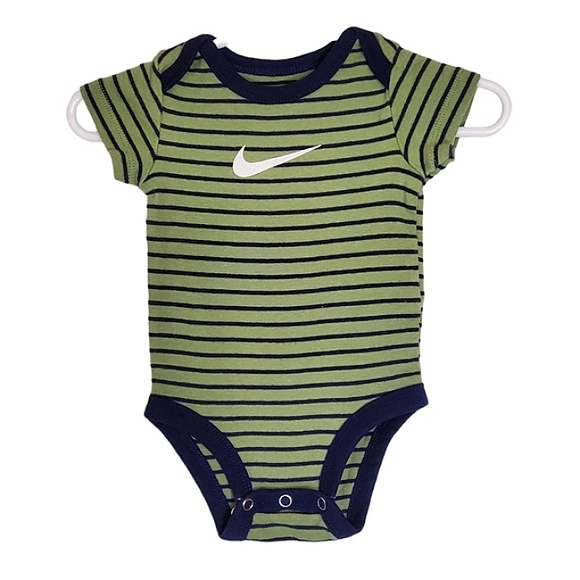 🎉Nike Boys Striped Onesie Size 6M * F0945 - Picture 1 of 7